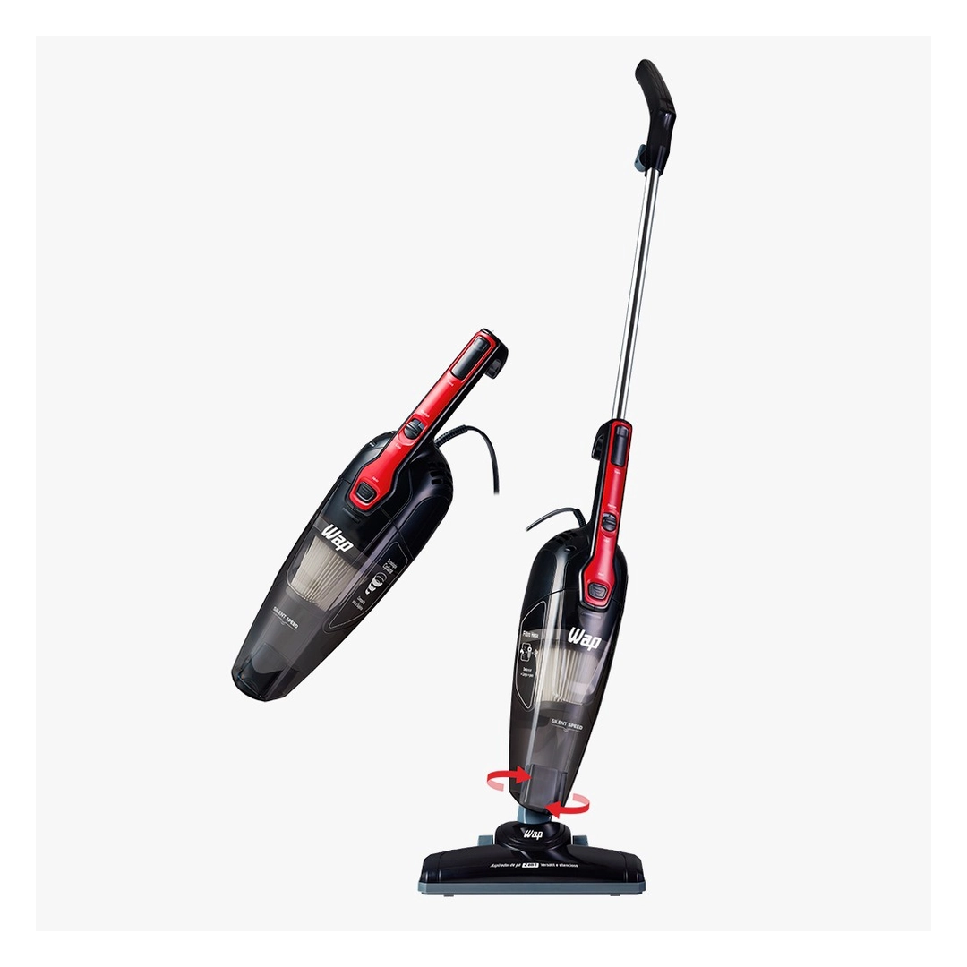 Aspirador de Pó Vertical 2 em 1 1000W WAP Silent Speed