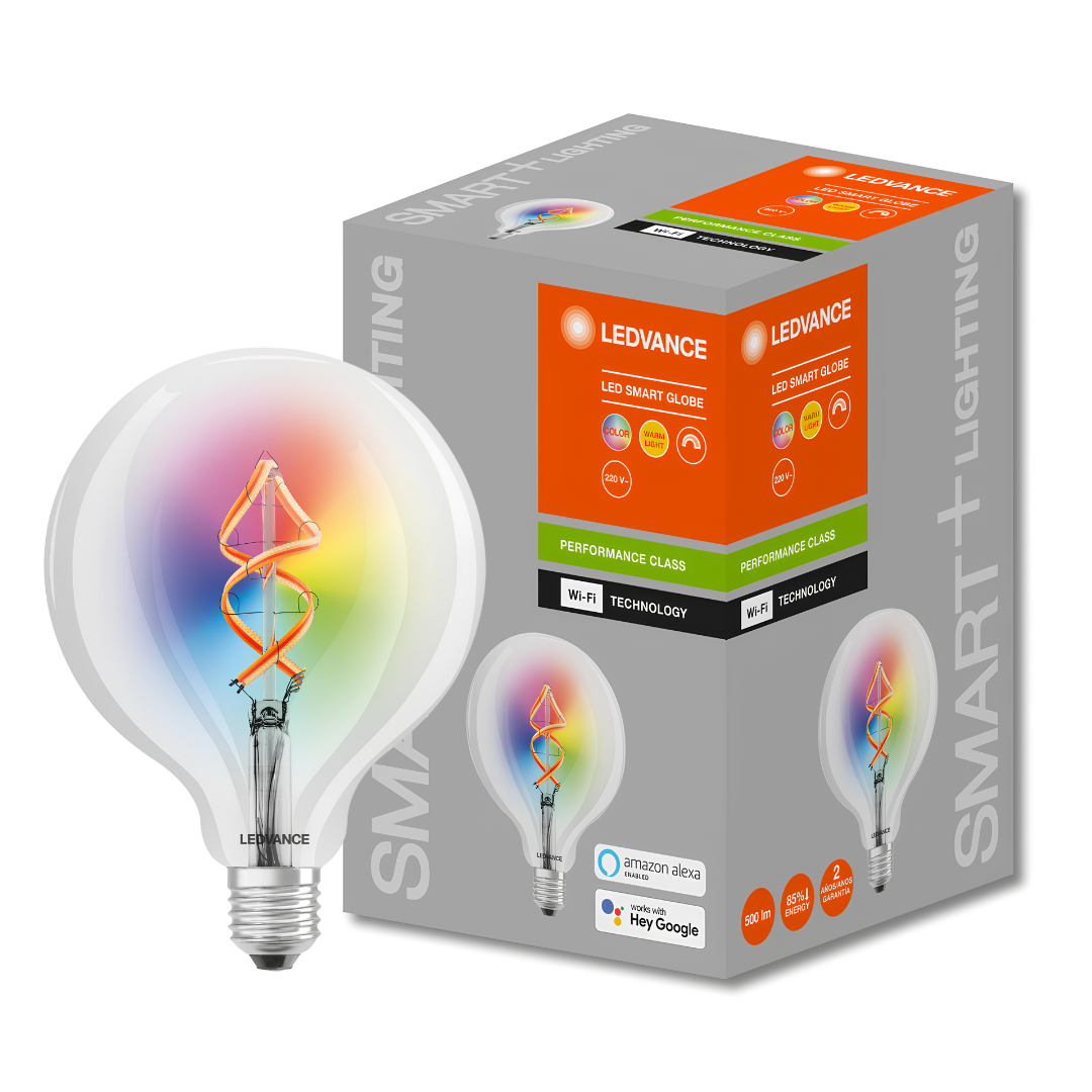 Lampada Led Globo Filamento Smart+ Wifi 6W 500Lm 320° E27 Ledvance