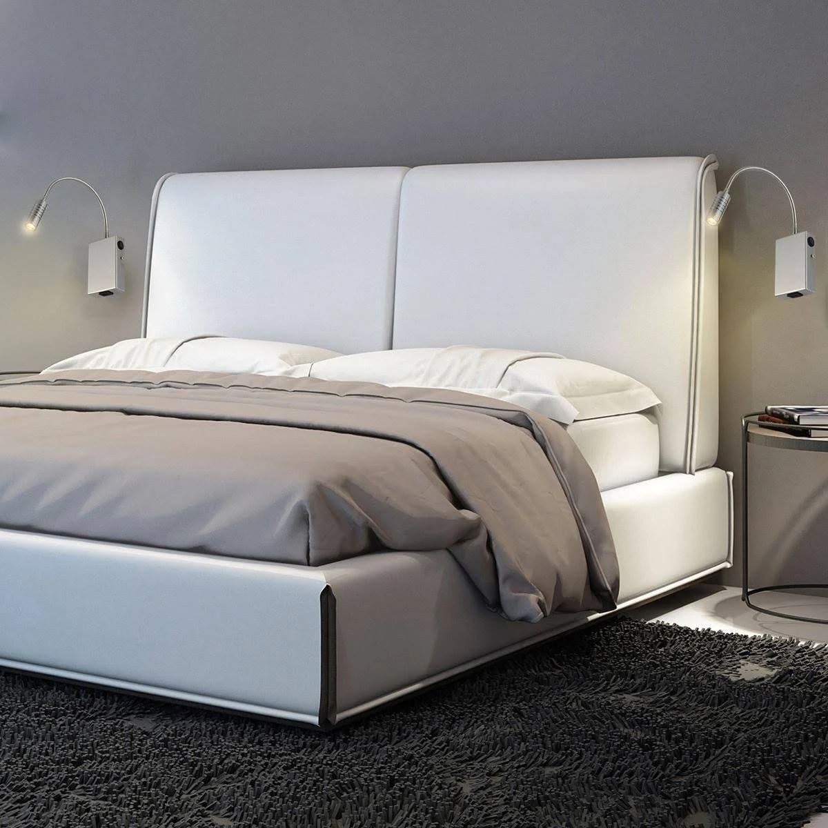 Luminaria Led Arandela 3W 2700K 204Lm Bivolt Lettura Avant