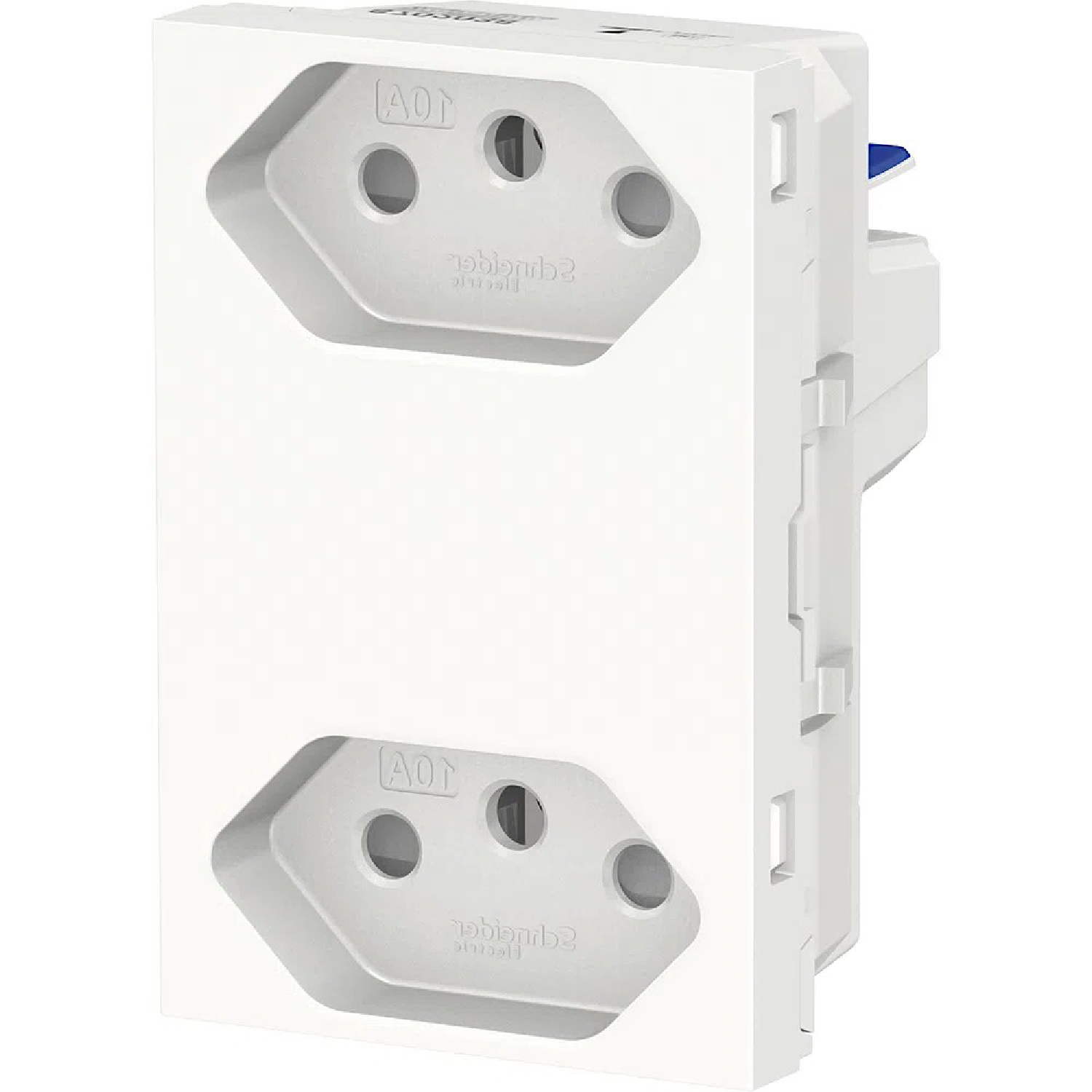 Modulo Tomada Duplex 2P+T 10A Br S70325104 Orion Schneider