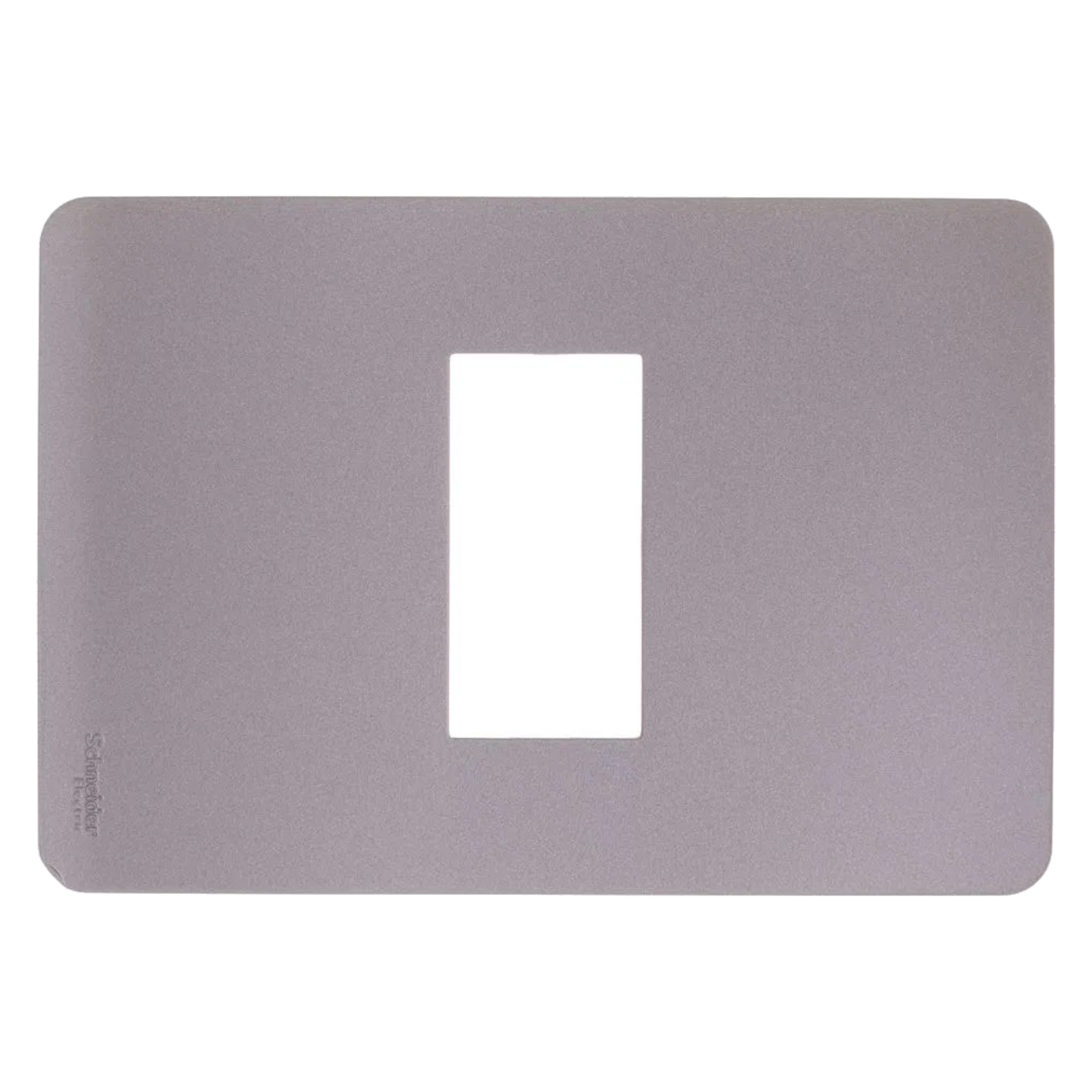 Placa 4X2 1 Posto Axis Grey S730101224 Orion Schneider