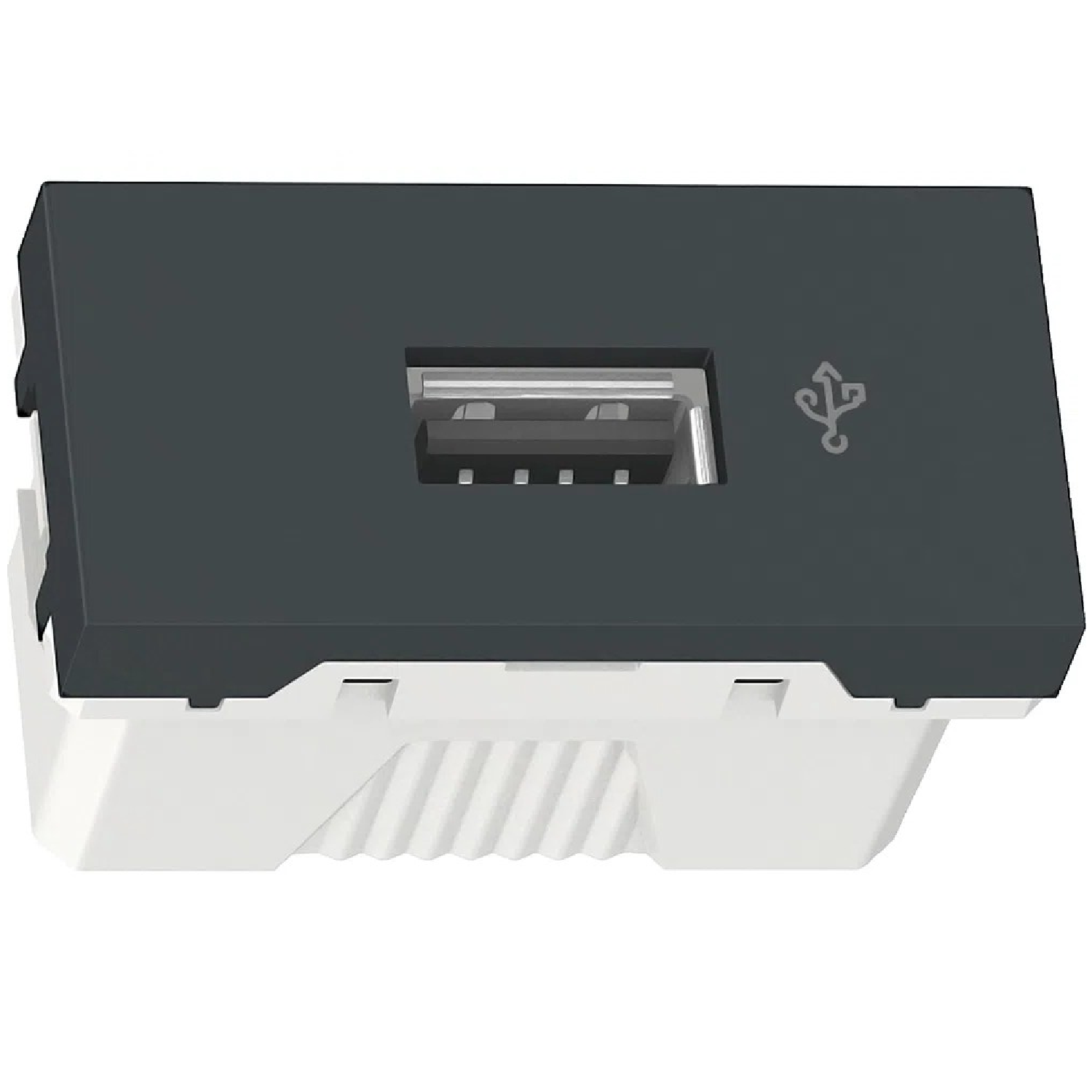Modulo Tomada Usb Conector De Dados 1M Grafite Orion S70547194 Schneider