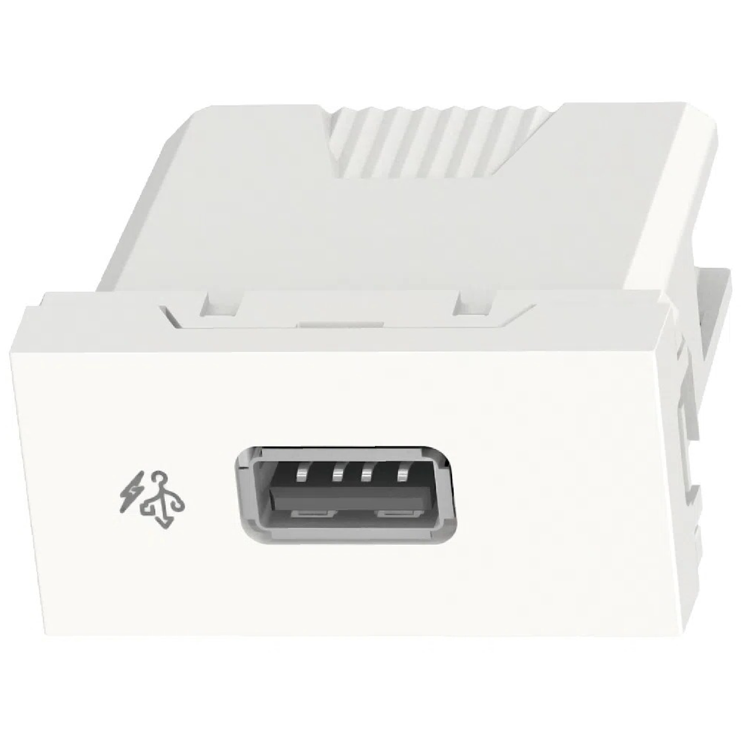 Modulo Tomada Carregador Usb 1A Branco Orion S70547004 Schneider