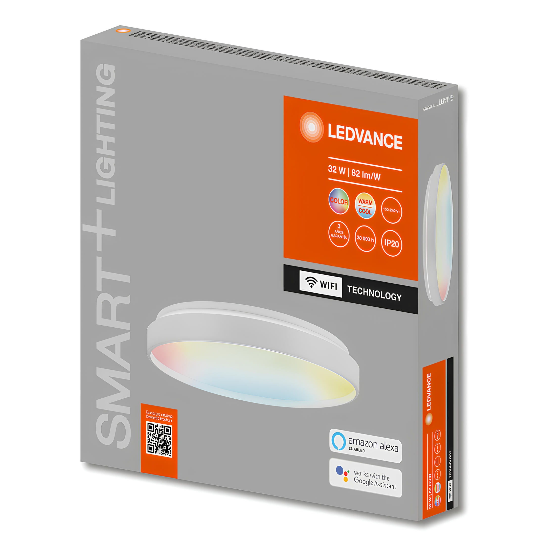 Luminaria Led Redonda Sobrepor Smart+ 32W Rgbw 2650Lm Ledvance