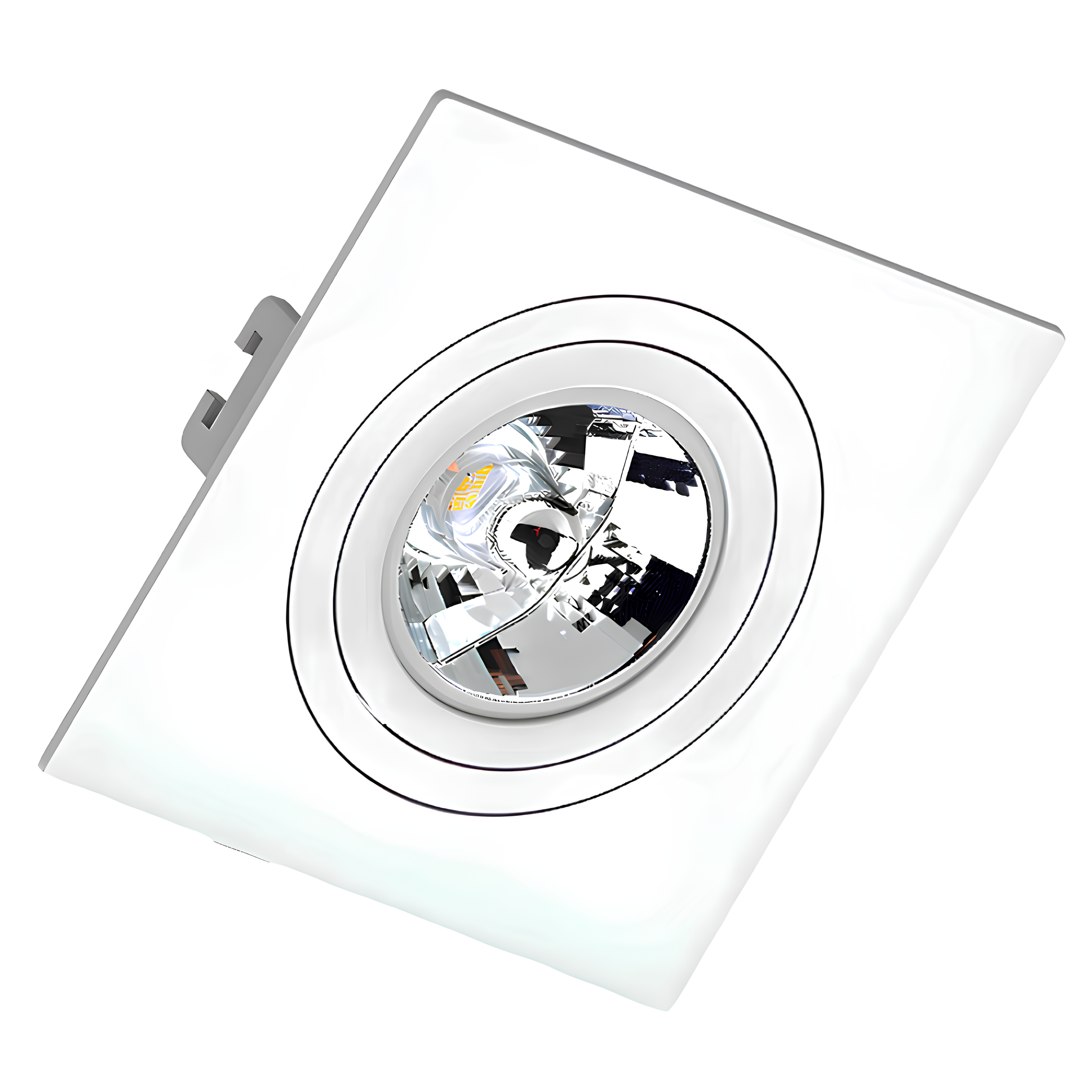 Spot Quadrado Embutir Face Plana Ar70 13x3,5Cm Saveenergy
