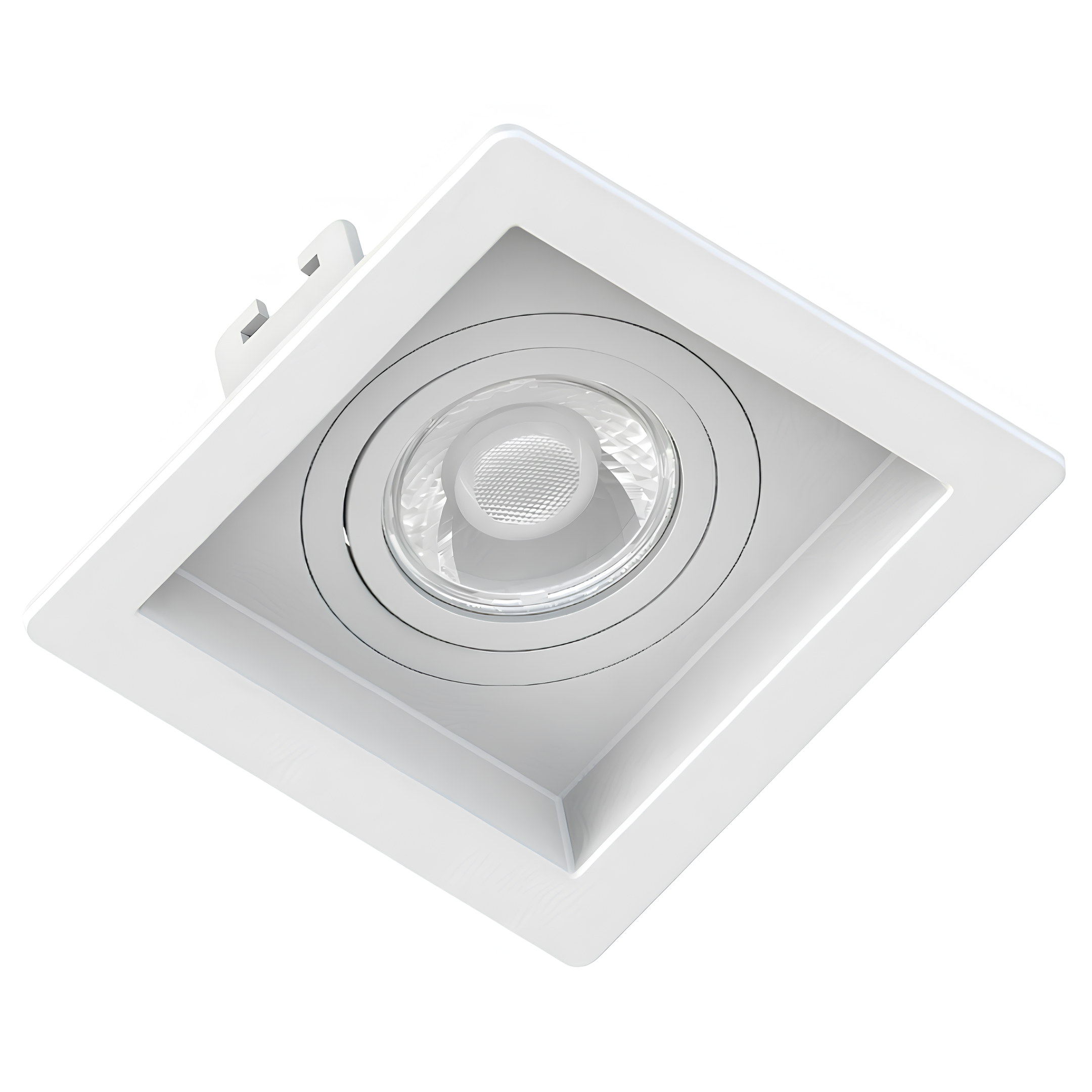 Spot Quadrado Embutir Face Recuado Mini Dicroica 7x3,5Cm Saveenergy