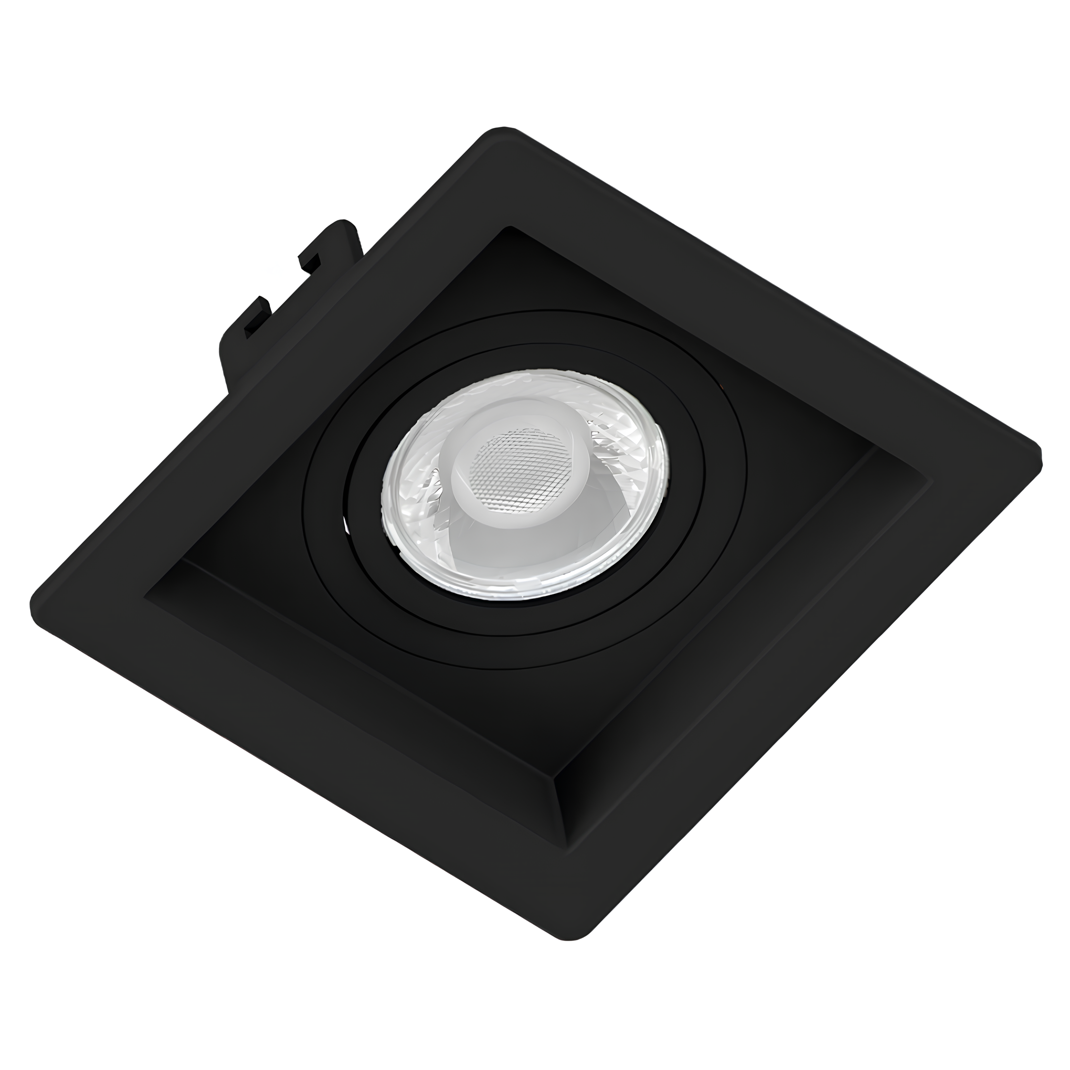 Spot Quadrado Embutir Face Recuado Mini Dicroica 7x3,5Cm Saveenergy