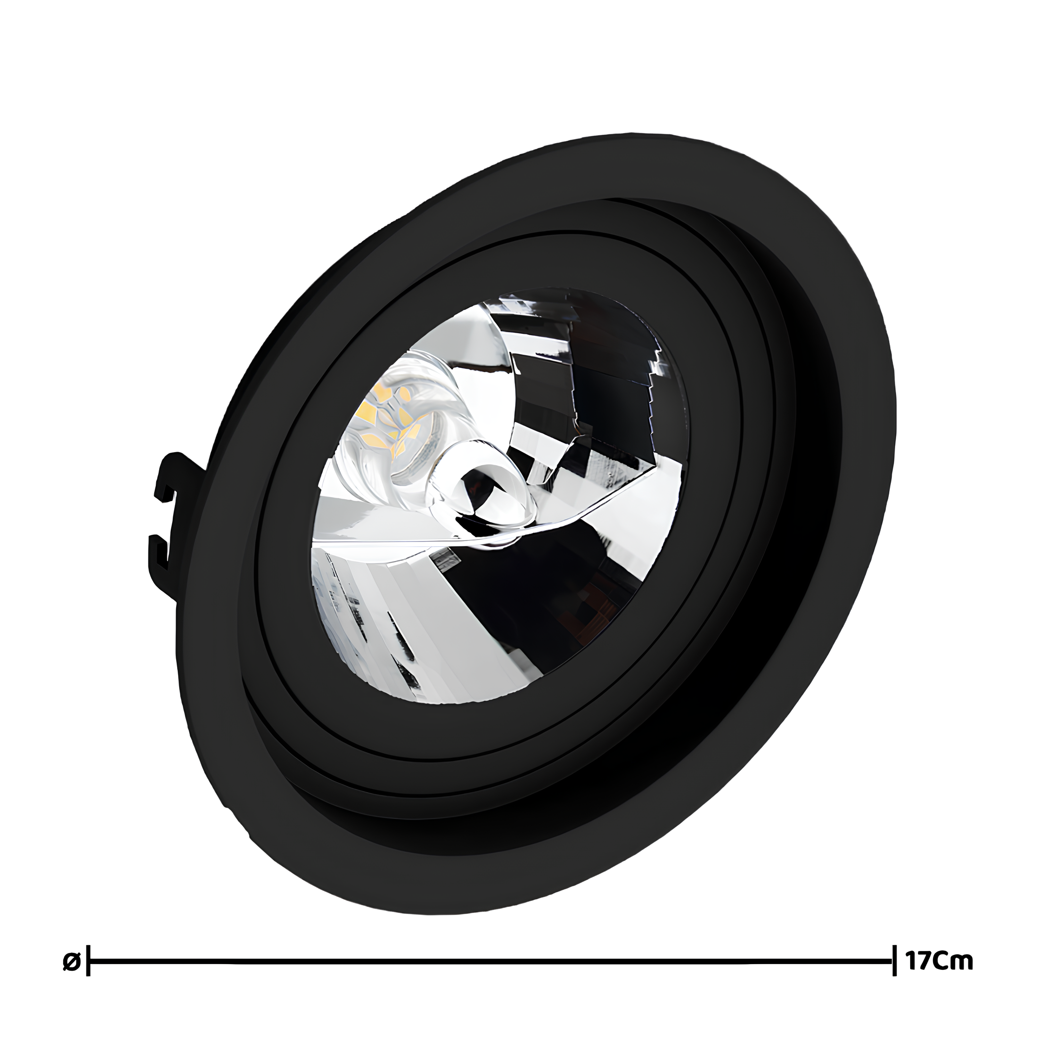 Spot Redondo Embutir Face Recuado Ar111 17x3,5Cm Saveenergy