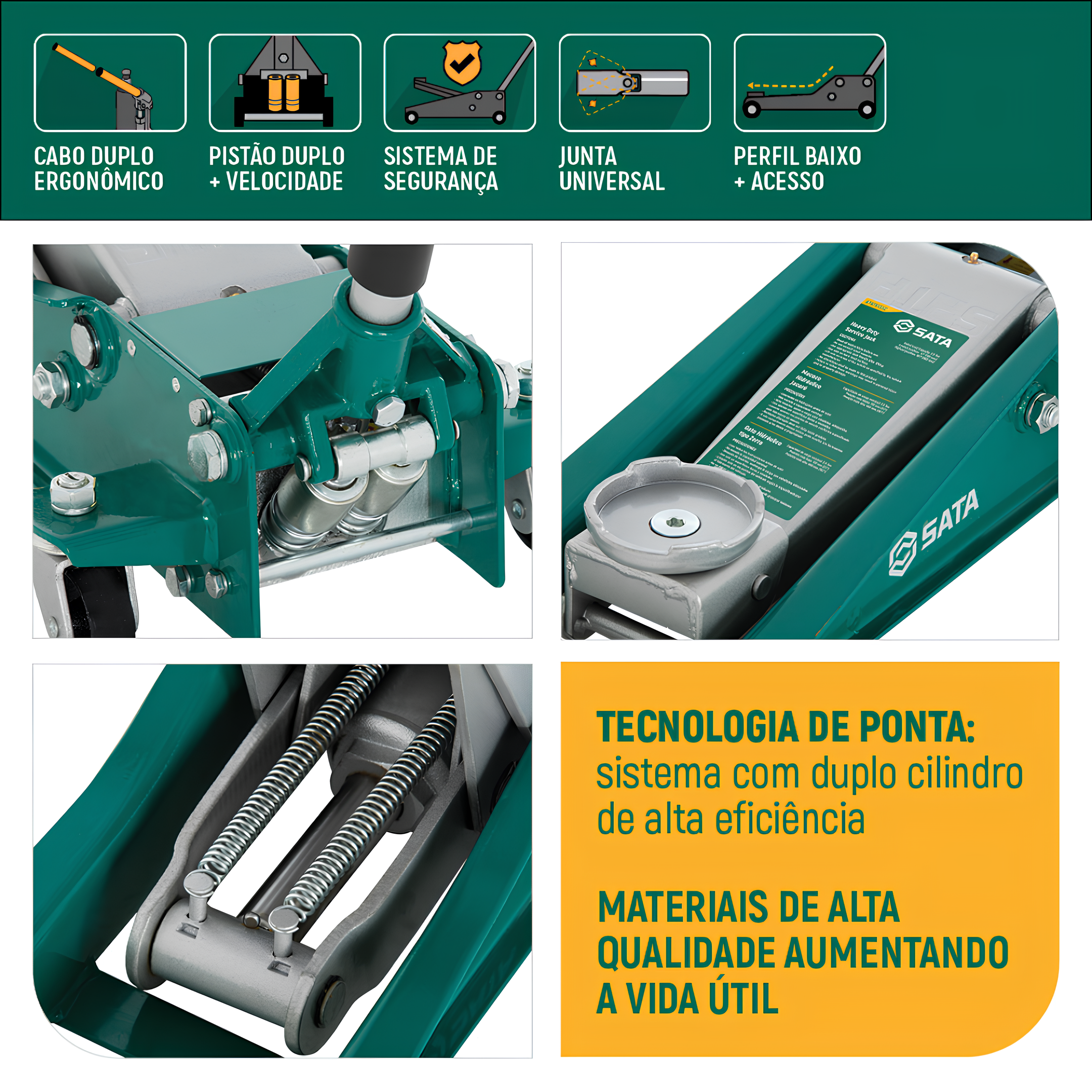 Macaco Jacaré 2500KG ST97813SC Sata