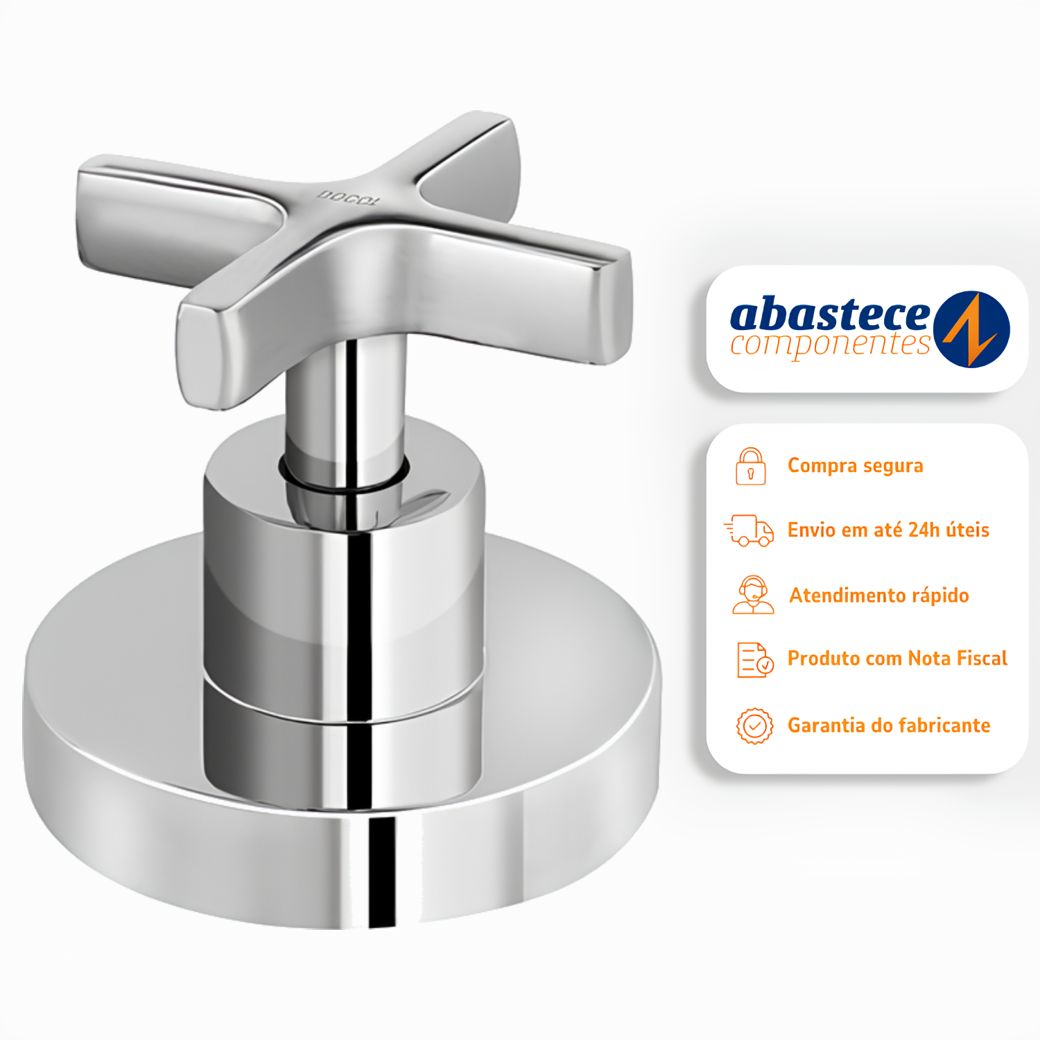 Acabamento Registro Base Deca 1.1/4" E 1.1/2" Invicta Docol 00723406