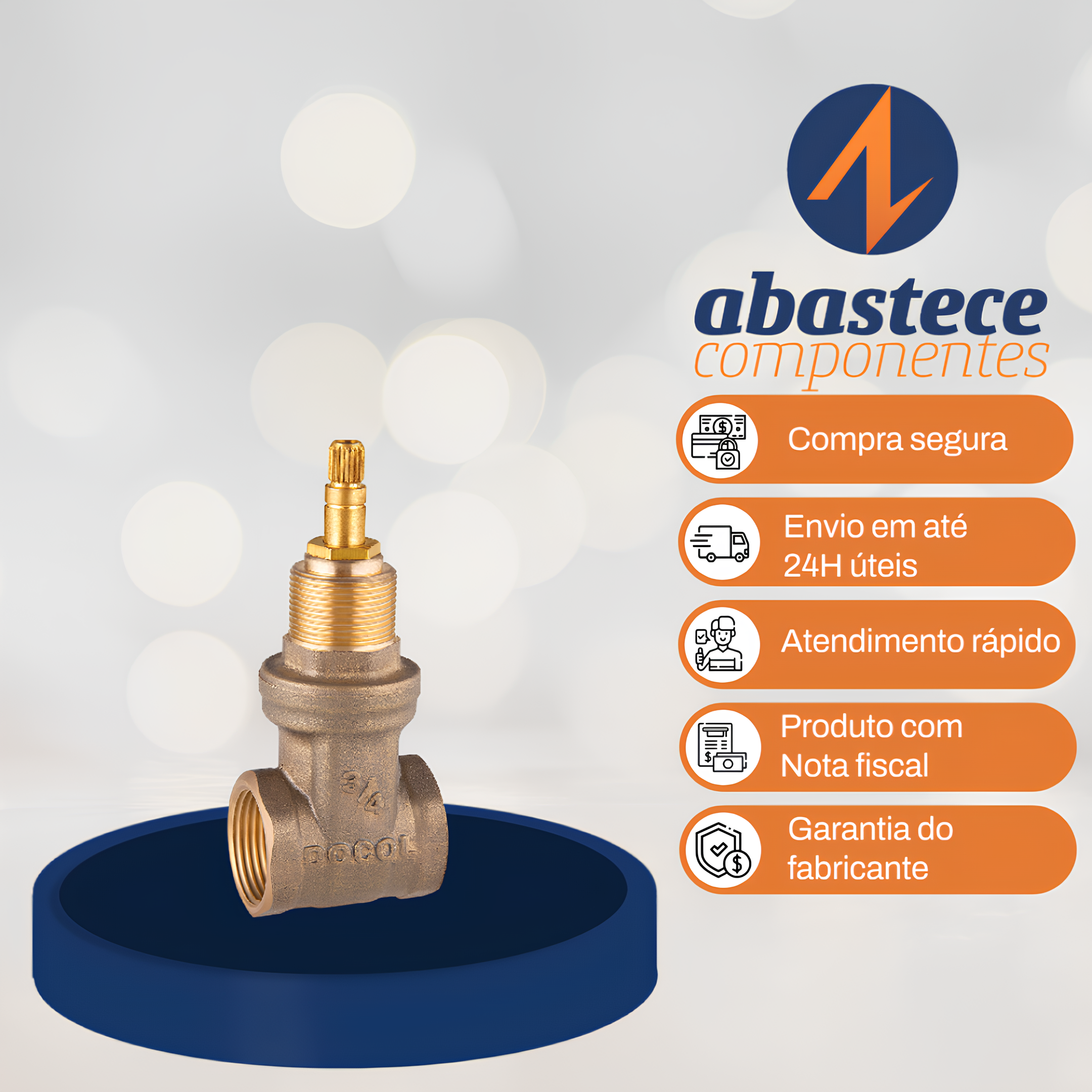 Registro De Gaveta Base Docol 3/4" Docol 25130600