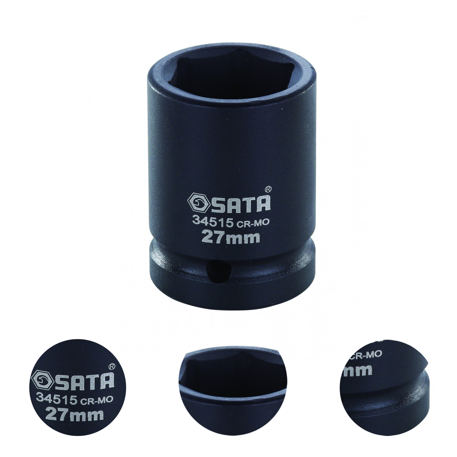 Soquete De Impacto Sextavado 3/4" 27 Mm St34515sc Sata