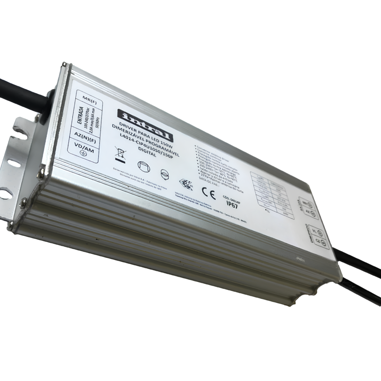 Fonte Driver Para Led 150W Ip67 Intral