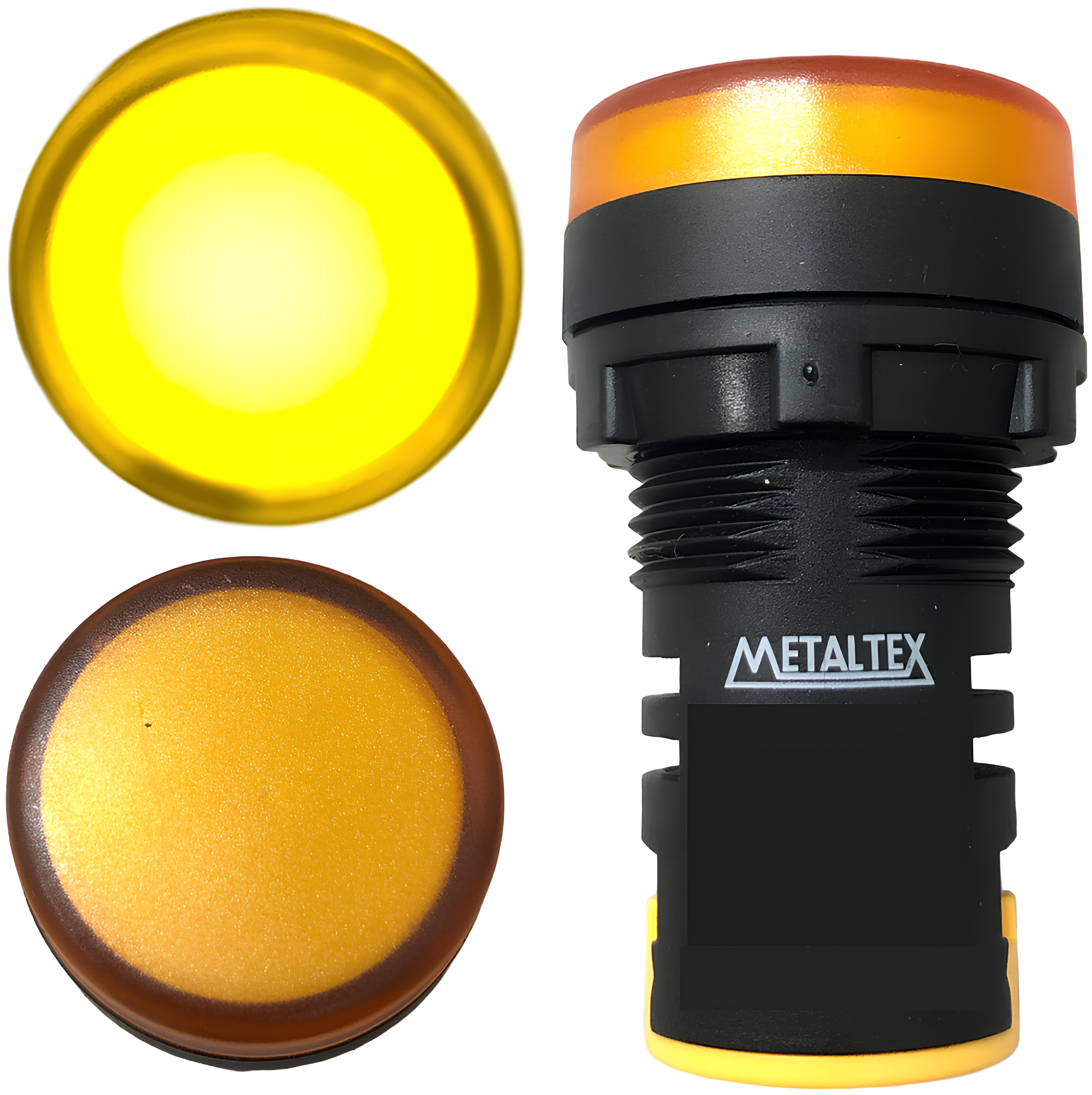 Sinaleiro Led 22Mm Amarelo 250Vca L20-Ar2-Y Metaltex