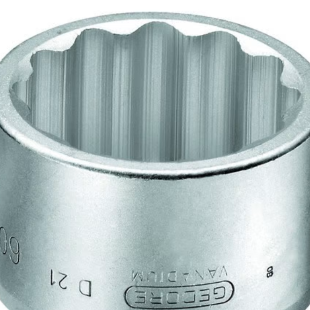 Soquete Estriado Encaixe 1" 65mm Gedore