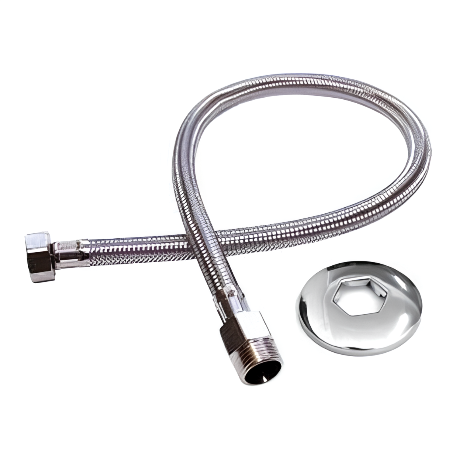 Ligação flexível em aço inox 60 cm 00608900 Docol
