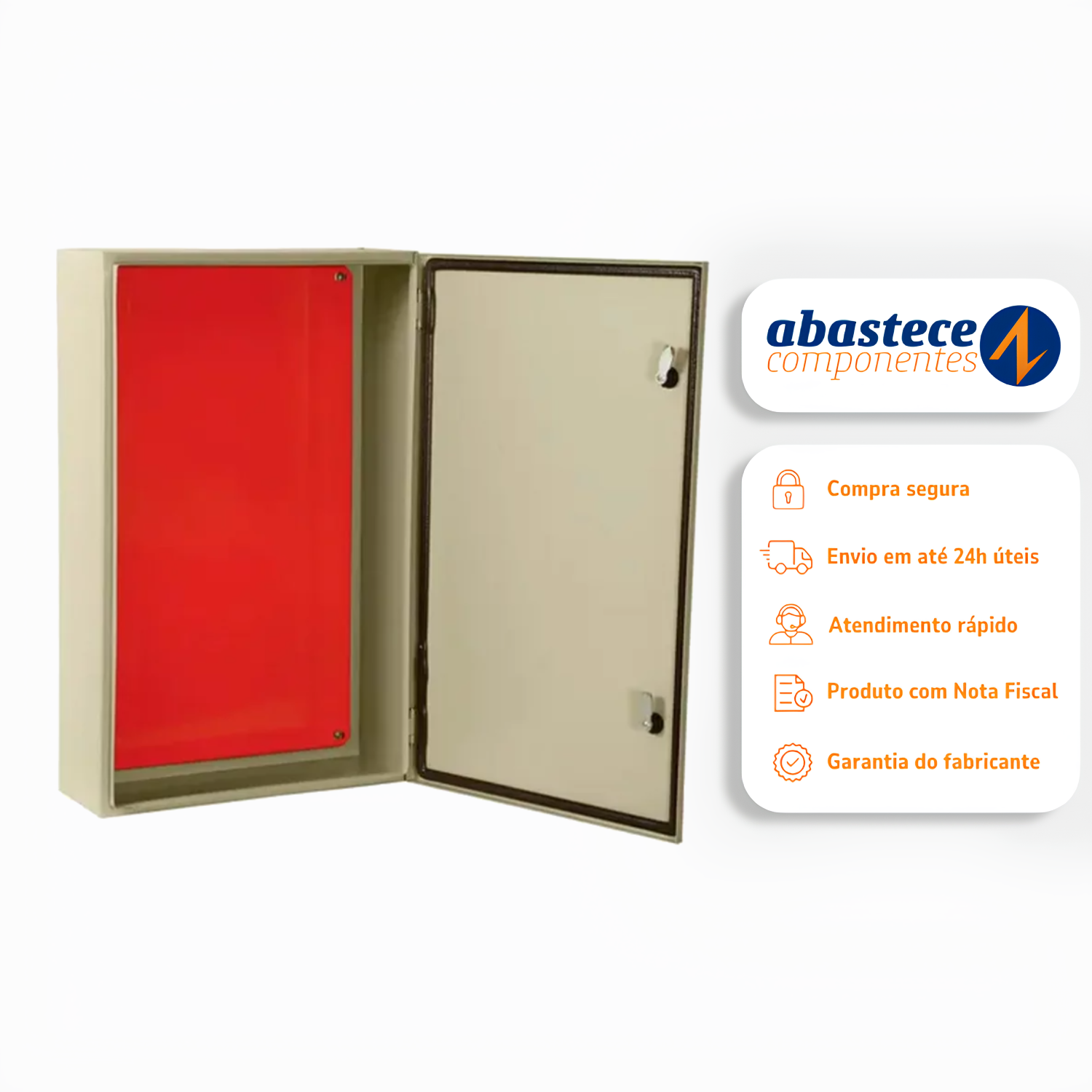 Quadro De Comando Sobrepor Sem Flange 100X80x25cm Lumibras