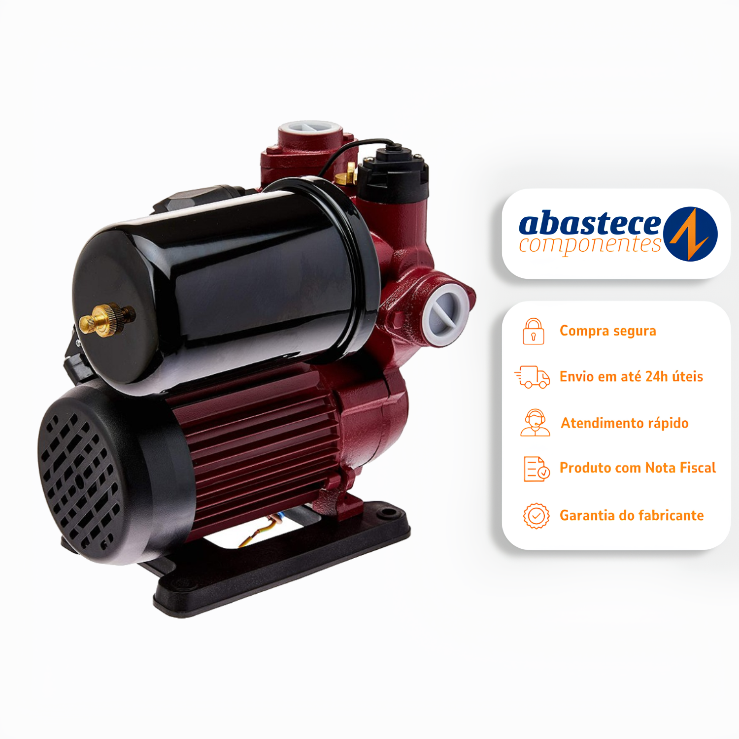Bomba Pressurizador de Água Pl400 370W - Lorenzetti