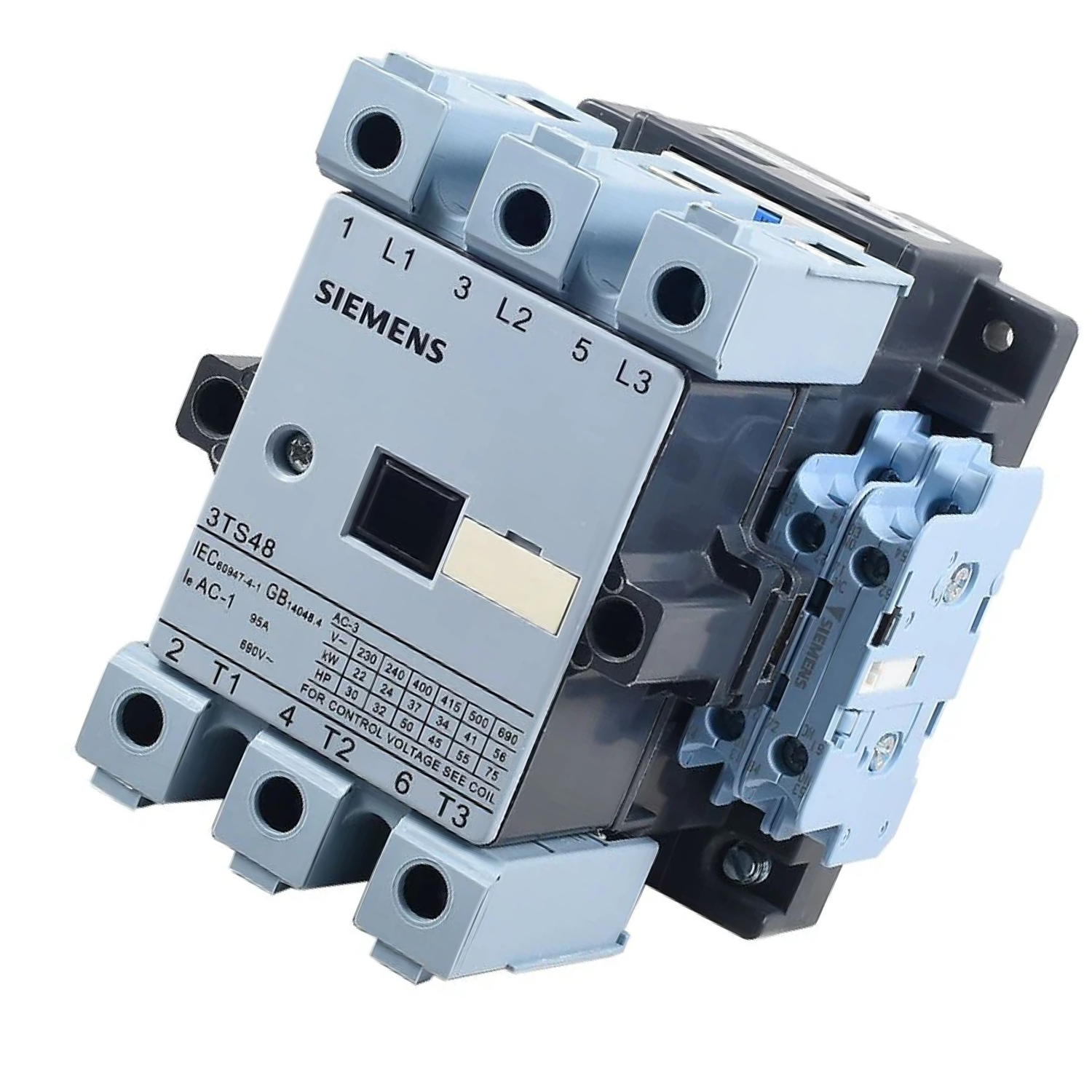 Contator De Potencia Tripolar 75A 220V 3TS48220AN2 Siemens