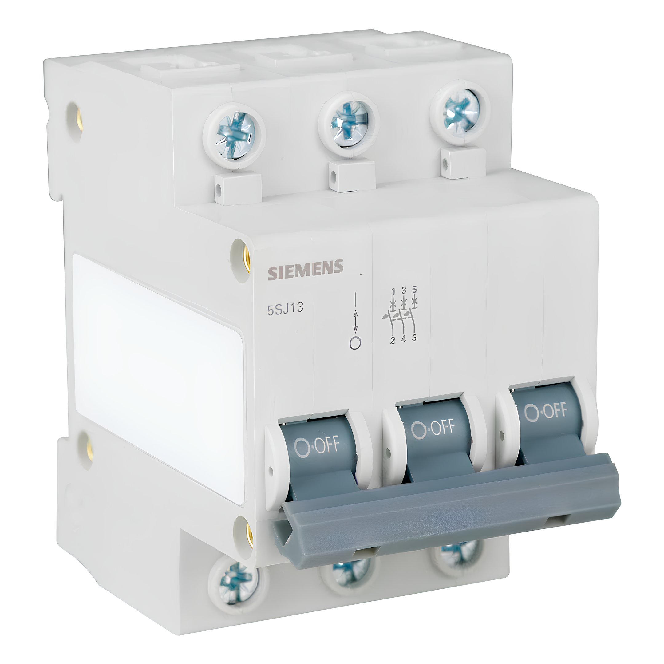 Disjuntor Tripolar Curva C 10A/16A/20A/25A/32A 5Sj1 Siemens