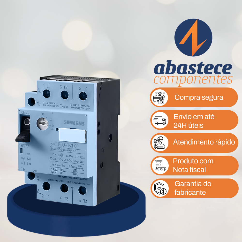 Disjuntor Motor 18-25A 1Na1nf 3Vs13 Siemens