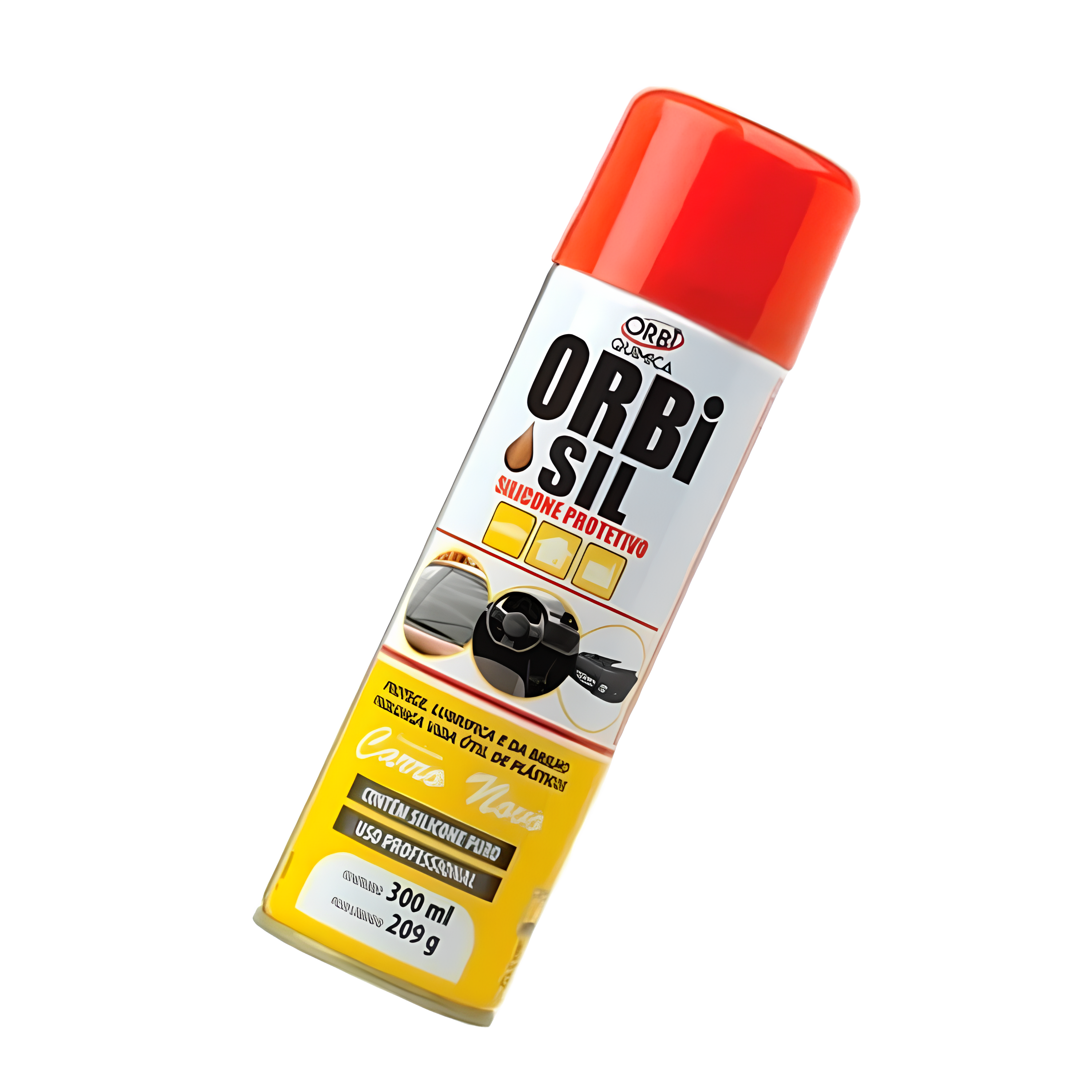 Silicone Spray Lubrificante 300Ml/209G Orbi Quimica