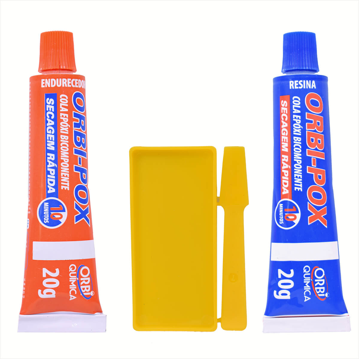 Adesivo Cola Epóxi Orbipox 10 Minutos 40G 241 Orbi Química