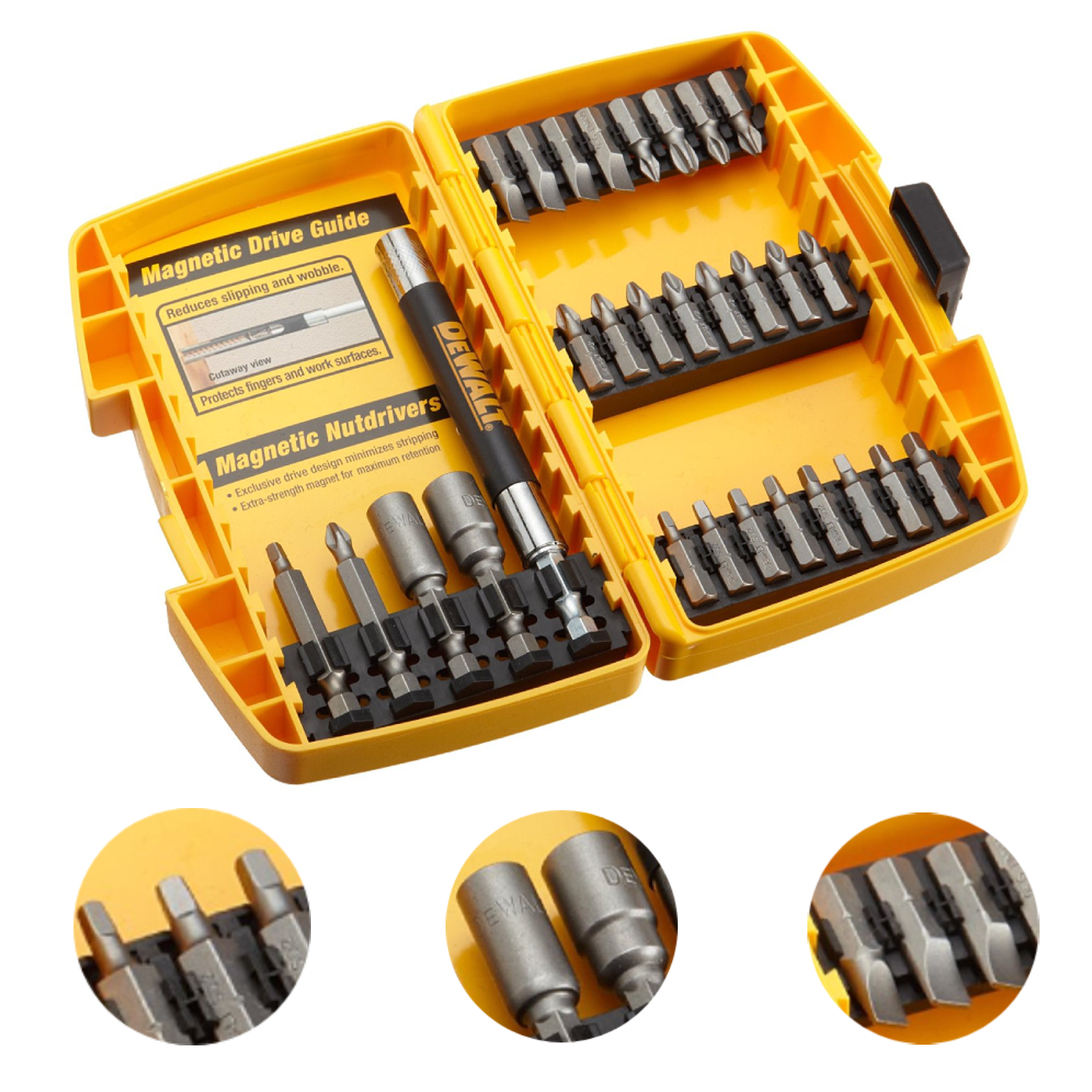 DEWALT Jogo de 29 Peças para Parafusar com Estojo DW2162