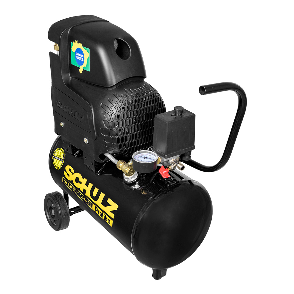 Compressor CSI 8.6 Pratiko 25 Litros 120 Libras 2 cv Schulz