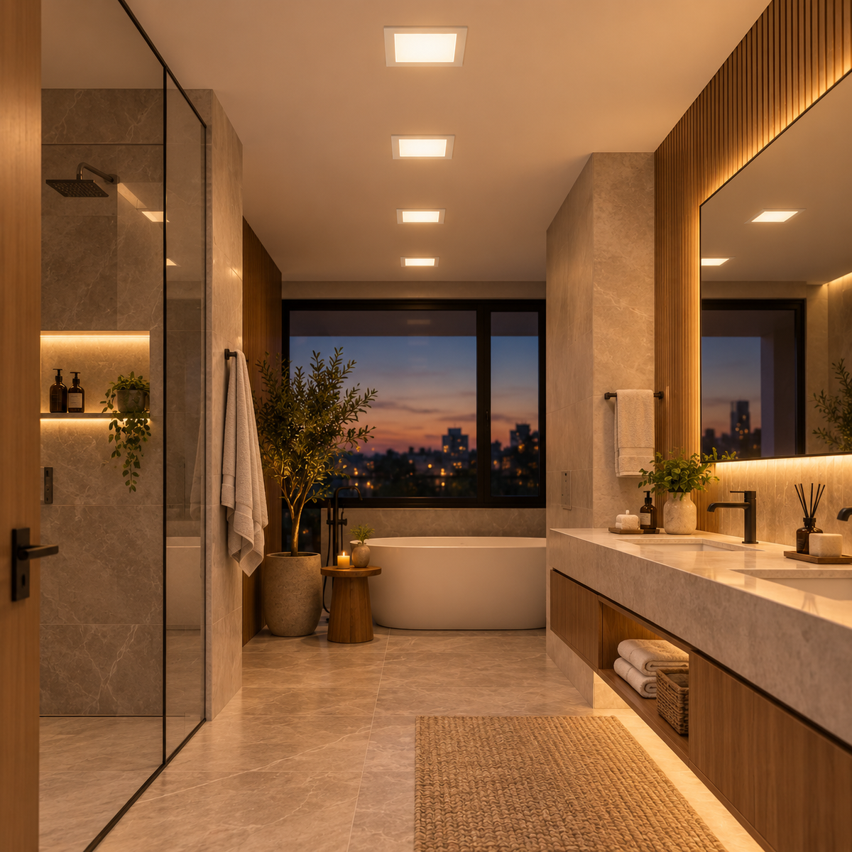 Luminária Led Quadrada Embutir 6W 400Lm 11,5Cm Bivolt Dl252 Philips