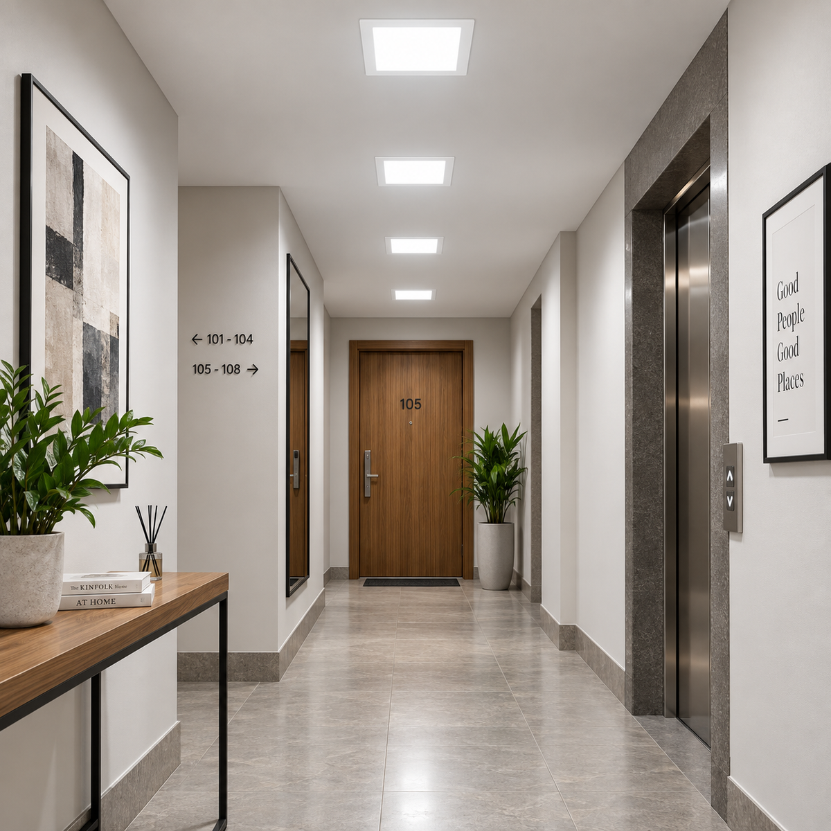 Luminária Led Quadrada Embutir 6W 400Lm 11,5Cm Bivolt Dl252 Philips