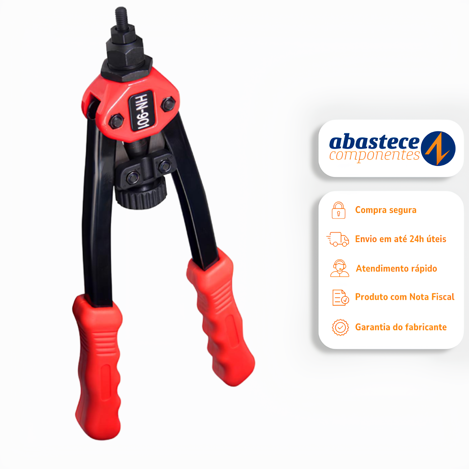 Alicate Rebite Hidráulico (C/Rosca) M4 A M10