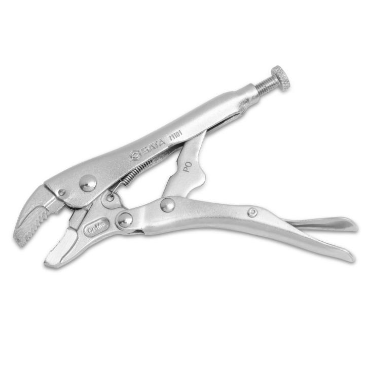 Alicate De Pressão Mordente Curvo 5" Aço Cr-Mo St71101st Sata