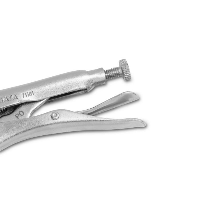 Alicate De Pressão Mordente Curvo 5" Aço Cr-Mo St71101st Sata