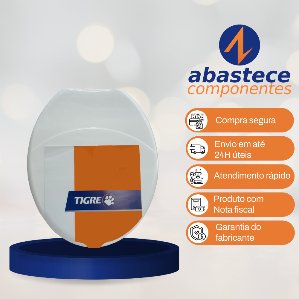 Assento convencional Max Branco 26910315 Tigre