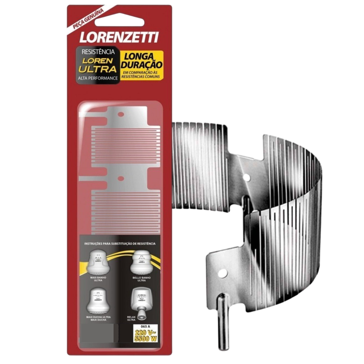 Resistência chuveiro 3T Ultra 065-A 5500W 220V Lorenzetti