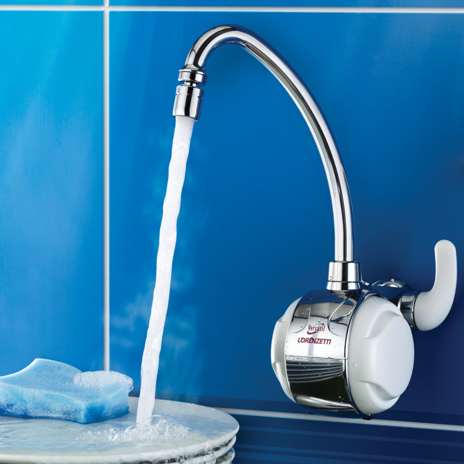 Torneira Elétrica Versátil Cozinha 4500W 127V Lorenzetti