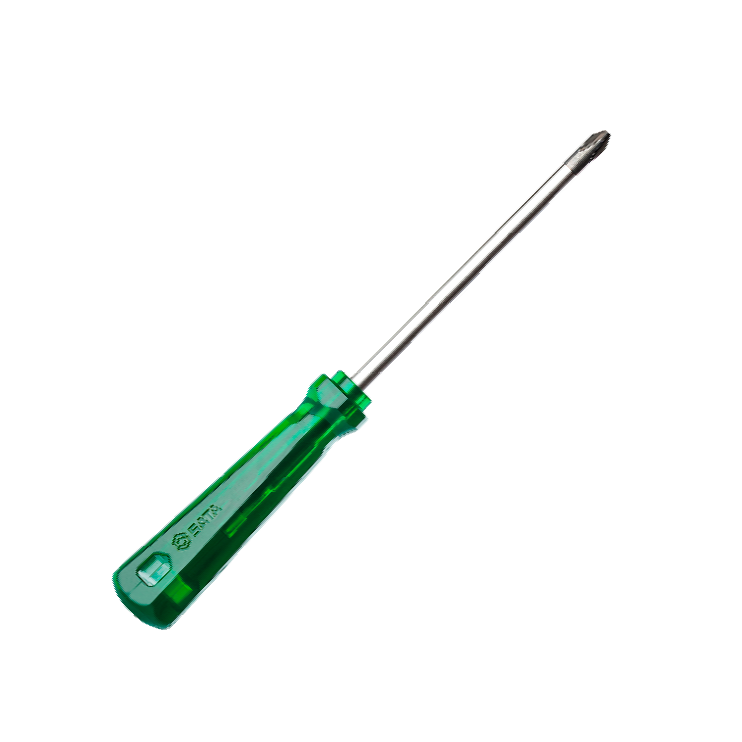 Chave De Fenda Cabo Pvc Translucido Verde 1/4X5 St61346 Sata