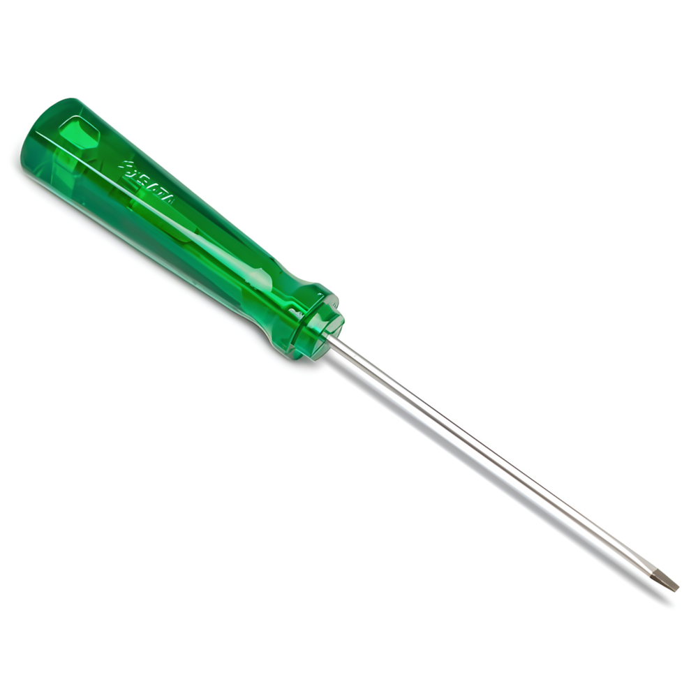 Chave De Fenda Cabo Pvc Translucido Verde 1/8X3 ST61331 Sata