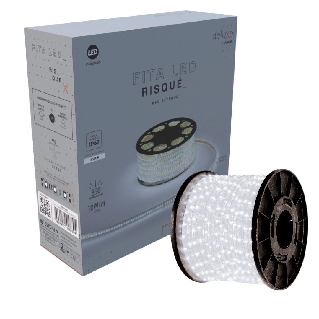 Fita Led Externa Risque 25 Metros 10W 127V IP67 850Lm Avant