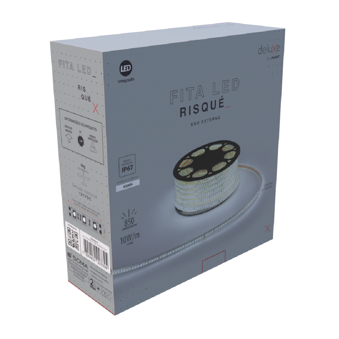 Fita Led Externa Risque 25 Metros 10W 127V IP67 850Lm Avant