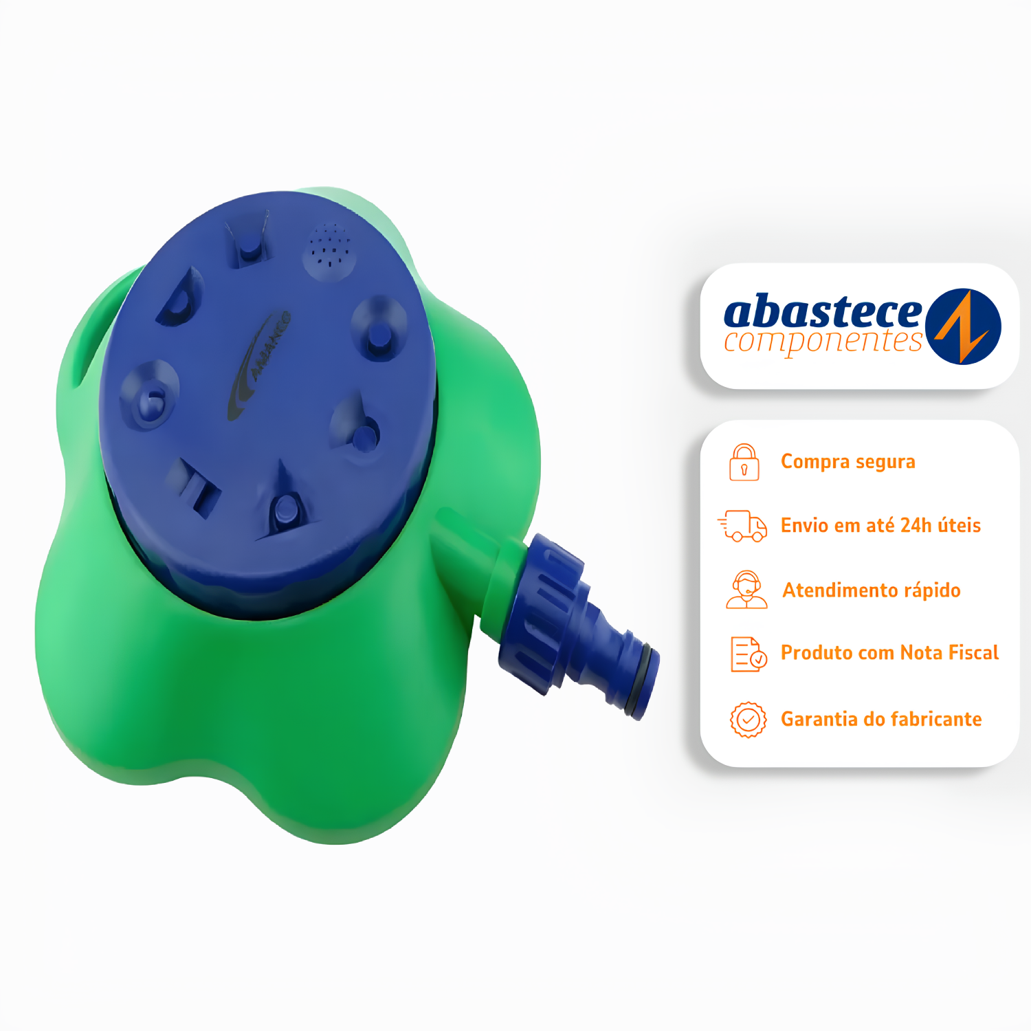 Aspersor De Base Com 8 Jatos Dn1/2 98637 Amanco