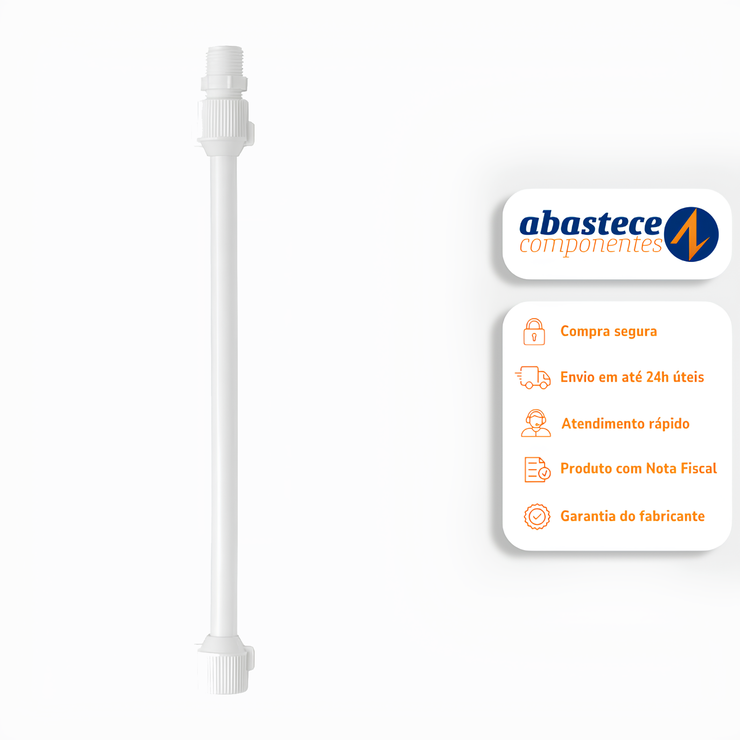 Engate Plástico 1/2" x 30cm 12833 Amanco
