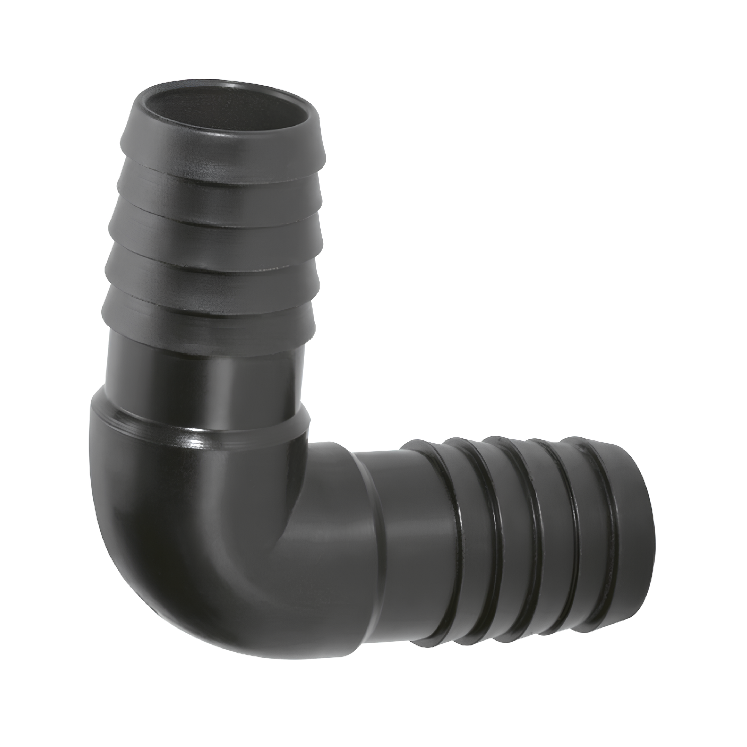 Joelho Interno Duplo Para Mangueira 1/2 Preto 11690 Amanco