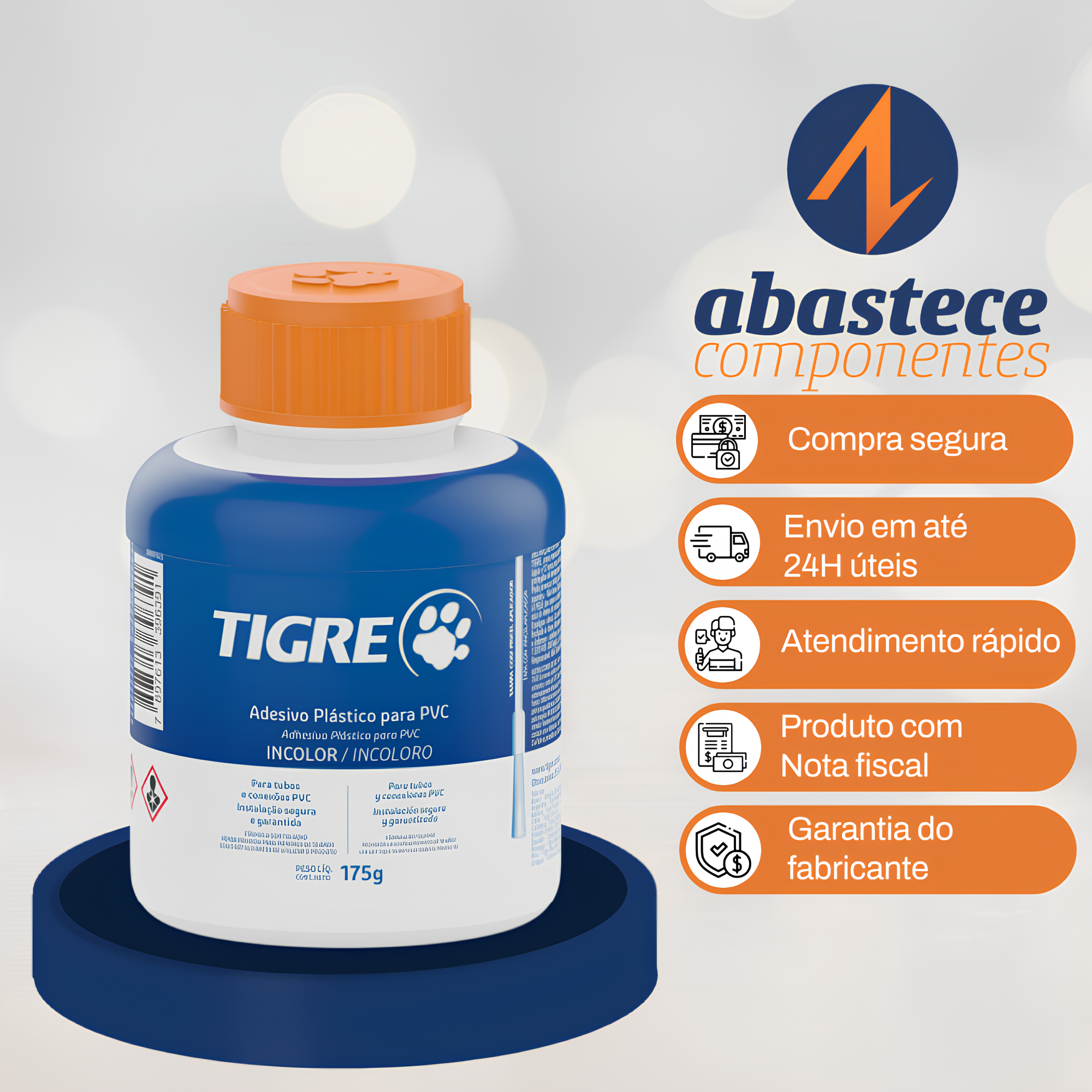 Adesivo Plástico Tubos e Conexoes de Pvc C/pincel 175g Tigre