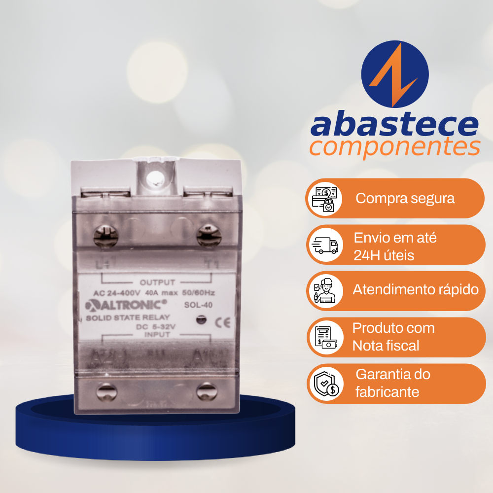 Rele de Estado Solido 40A Altronic