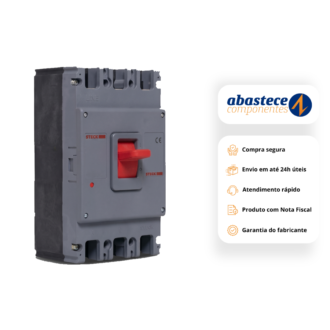 Disjuntor Caixa Moldada 500A Série S630 690V SDJS500 Steck