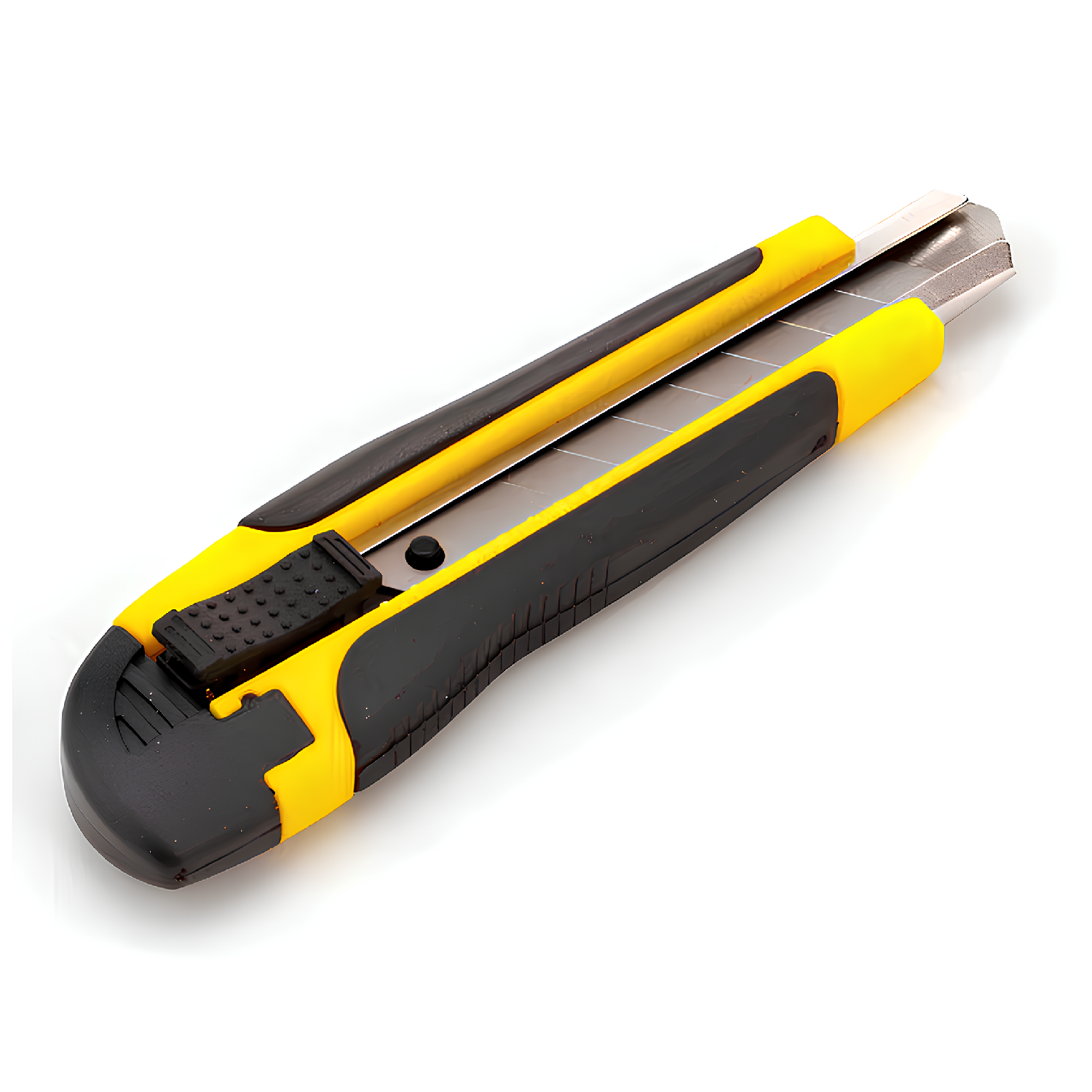 Estilete Emborrachado 18Mm 3 Laminas Com Trava
