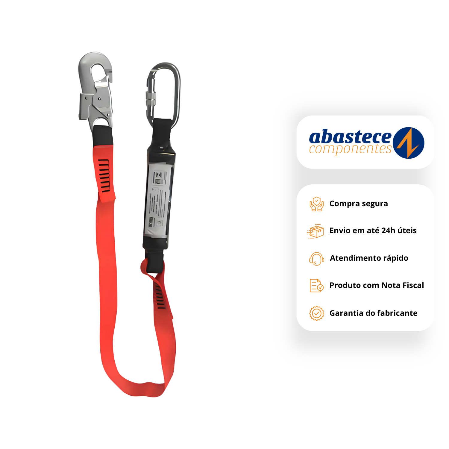 Talabarte em I 17mm C/ Gancho PTI032 HB004594683 3M