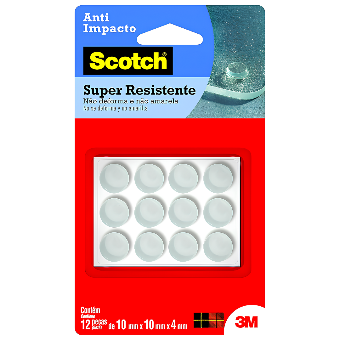 Protetor Anti-Impacto Redondo Medio M HB004263040 3M Scotch